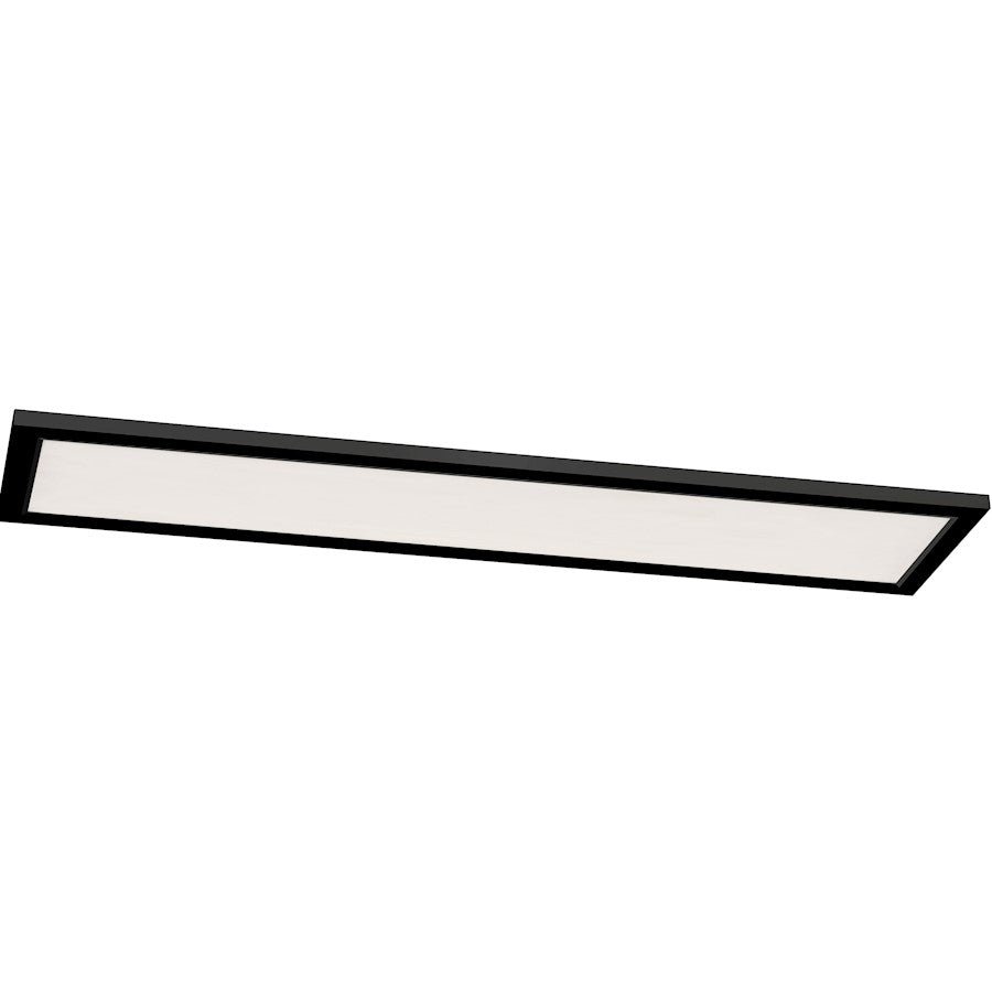 AFX Lighting Lugano 1 Light 48"x12" LED Flush, Black/White - LGNL4812LAJD4BK