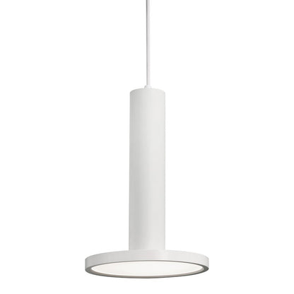 AFX Lighting Luna LED 8" Pendant, White/White - LNAP08L30D1WH