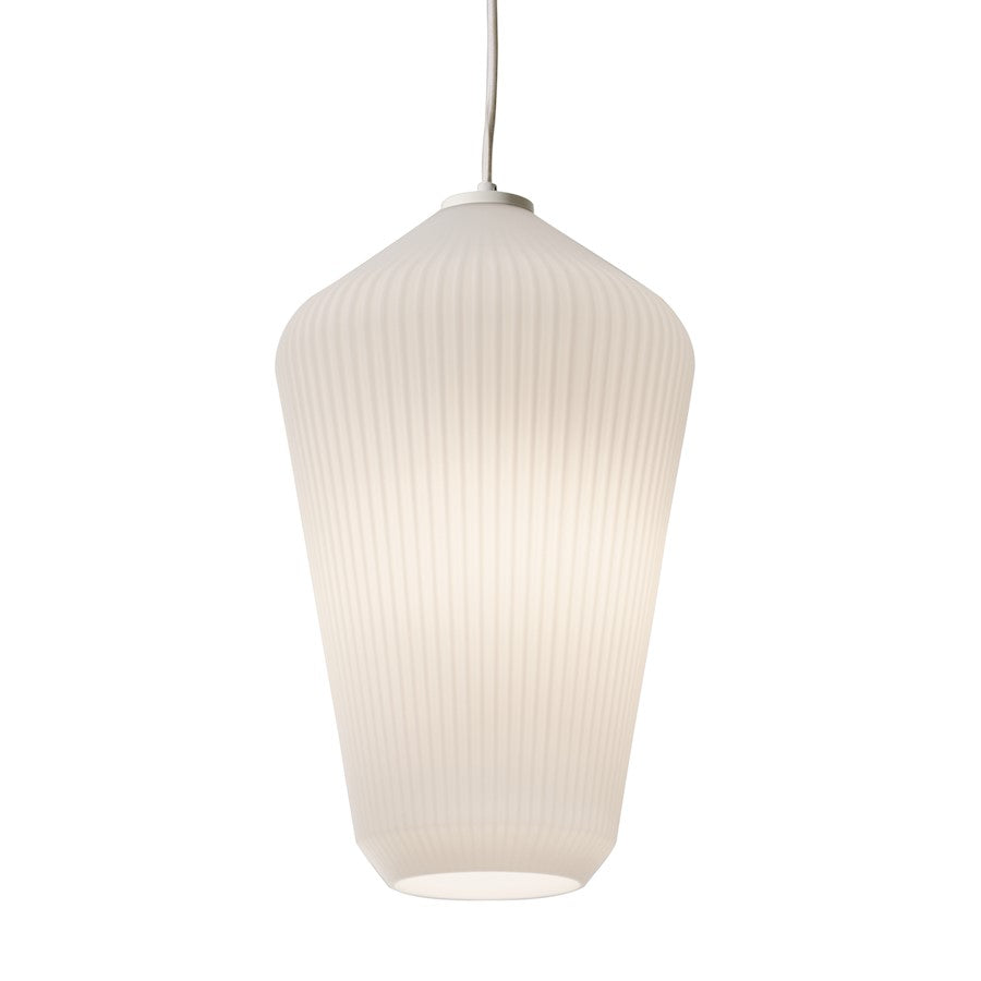 AFX Lighting Lola Pendant, White - LOLP11WH