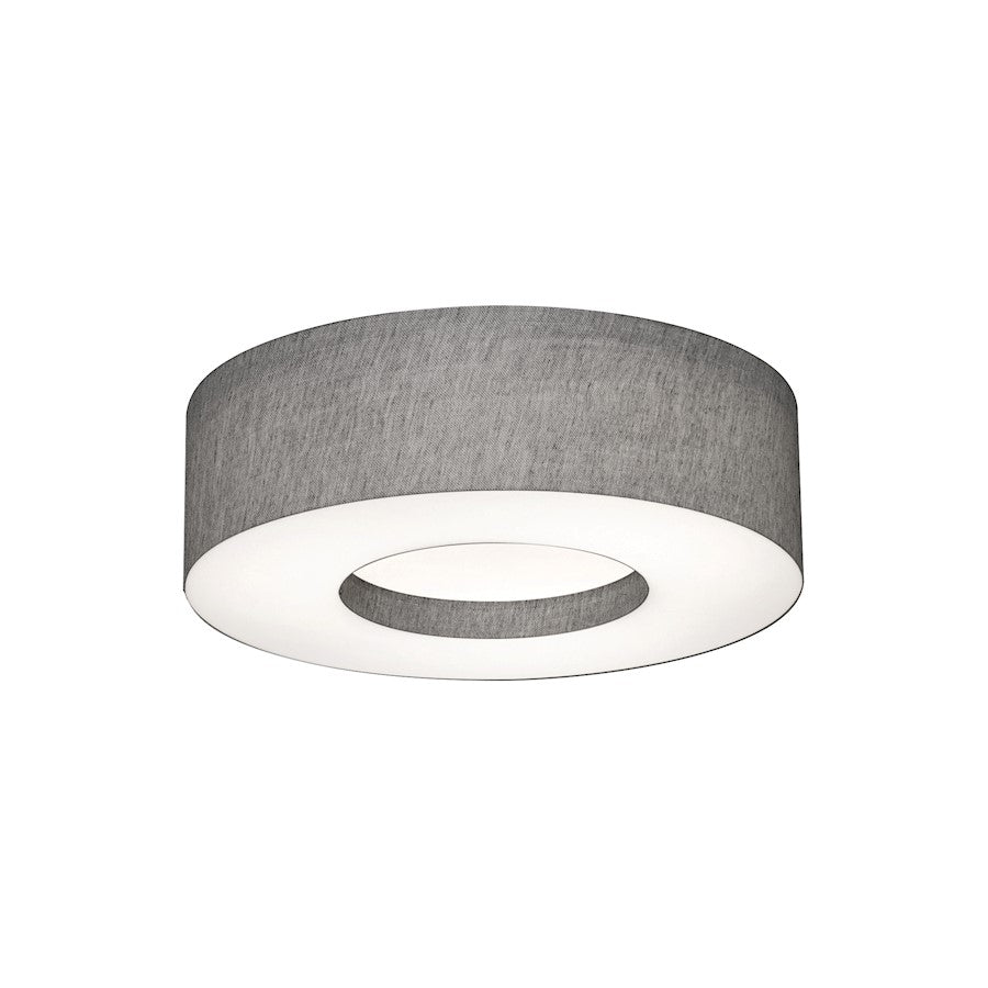 AFX Lighting Montclair 1 Light 20" LED Flush Mount, Grey/Grey - MCF1932LAJUD-GY