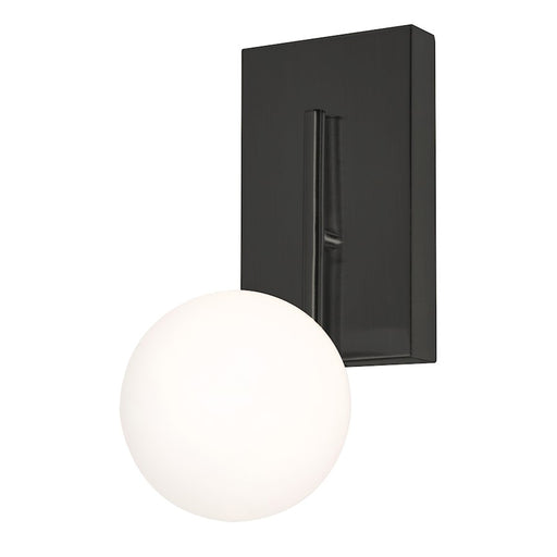 AFX Lighting Metropolitan 12" LED Sconce, Black/White - METS0512L30D1BK
