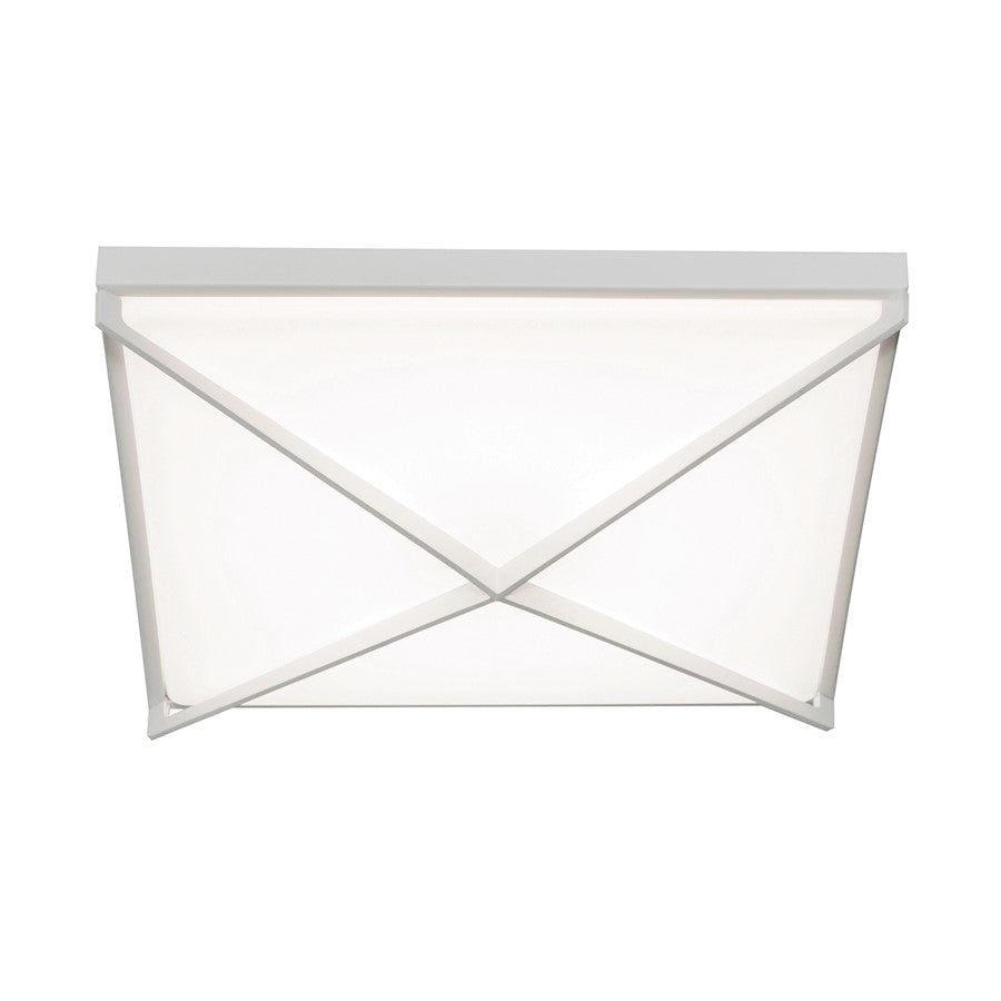 AFX Lighting Pearson 12" LED Flush Mount, White - PEAF1215LAJUDWH