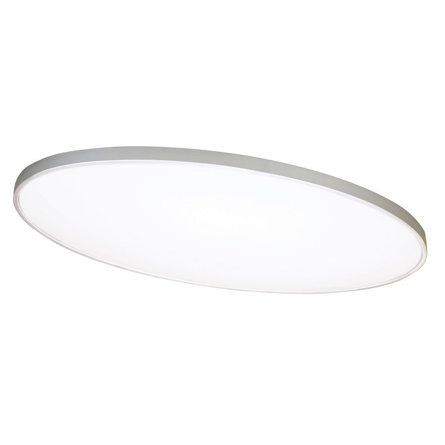 AFX Lighting Ideal 32" LED Flush Mount, Satin Nickel/Frosted - PIDF172900L40MVSN