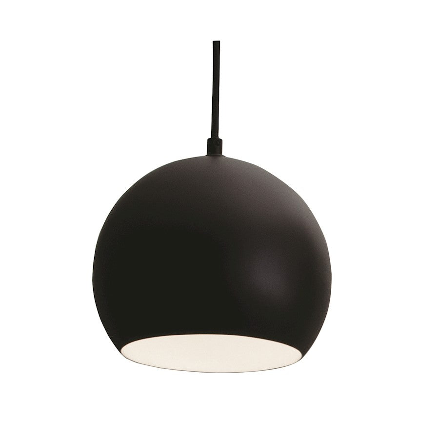 AFX Lighting Roxy 8" Pendant, Black - RXYP08BK