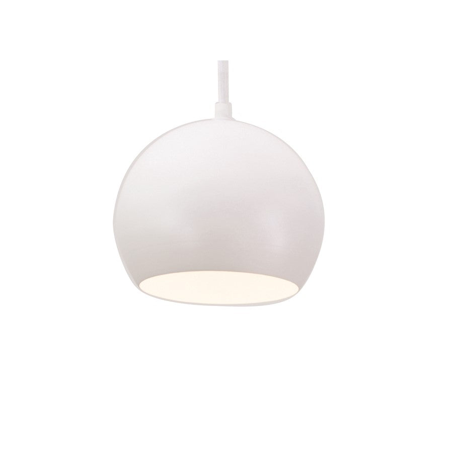 AFX Lighting Roxy 8" Pendant, White - RXYP08WH