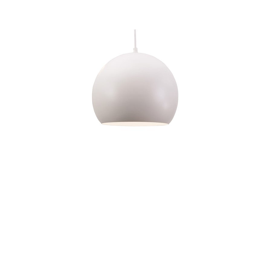 AFX Lighting Roxy 12" Pendant, White - RXYP12WH