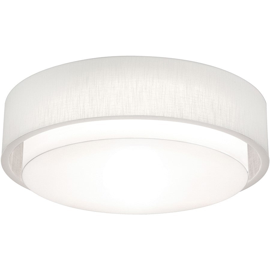 AFX Lighting Sanibel 1 Lt 32" LED Flush, Linen White/White - SAF3244L5AJUD-LW