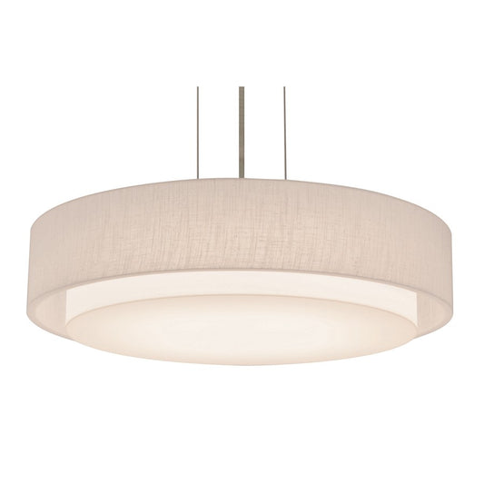 AFX Lighting Sanibel 16" LED Pendant, Satin Nickel - SAP1614LAJUDSN-LW