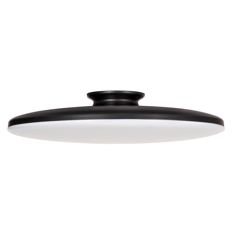 AFX Lighting Skye LED 19" Flush Mount, Black/White - SKYF19LAJD1BK