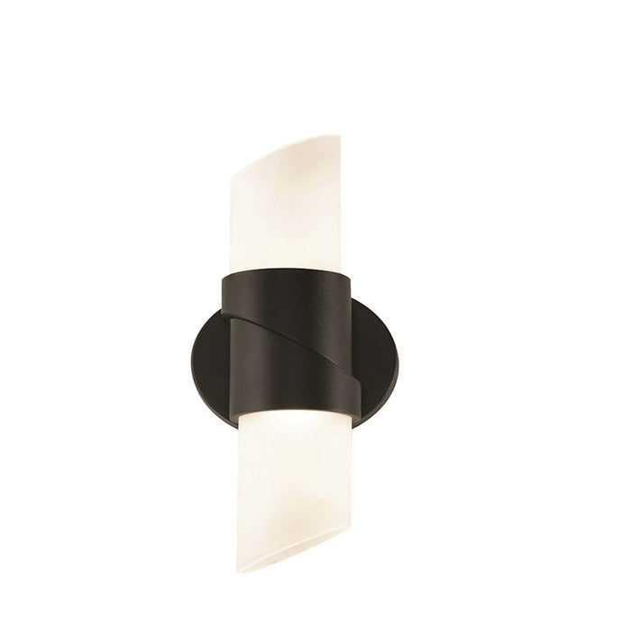 AFX Lighting Slice 12" LED Sconce, 4W/120V, Black/White