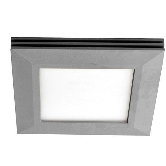 AFX Lighting Sloane LED Rectangular Surface Mount, Nickel - SLF12241800L30D1SN