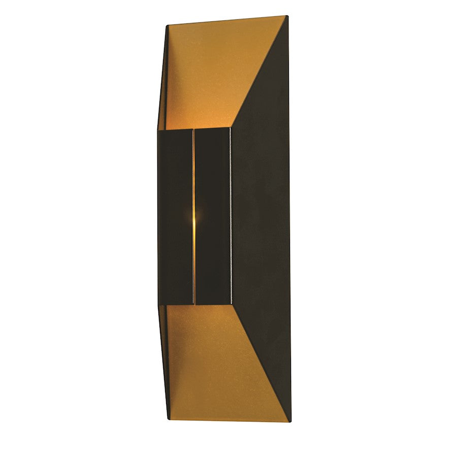 AFX Lighting Summit LED Sconce 120V, Black/Gold - SUMS051413L30D1BK