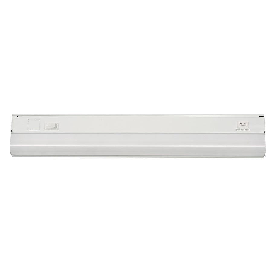 AFX Lighting 12" T5L 2 LED Undercabinet, Adjustable CCT, WH/WH - T5L2-12LAJWH