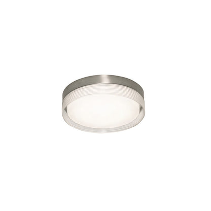 AFX Lighting Tribeca 12" LED Flush Mount, 20W/120V, Nickel/White - TRBF12LAJD1SN