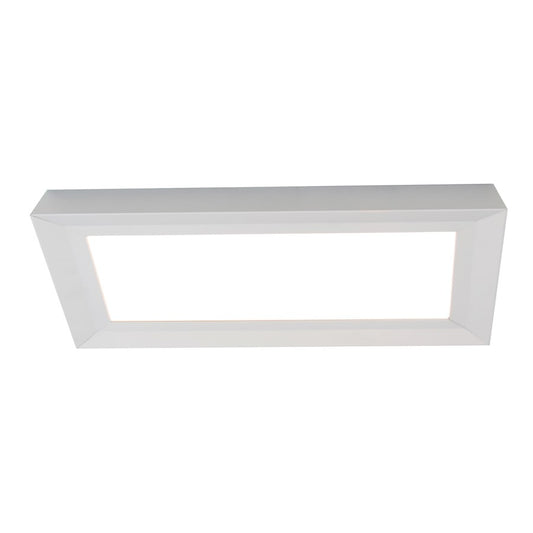 AFX Lighting Zurich LED Rectangular Surface Mount, Nickel - ZUF12241800L30D1SN