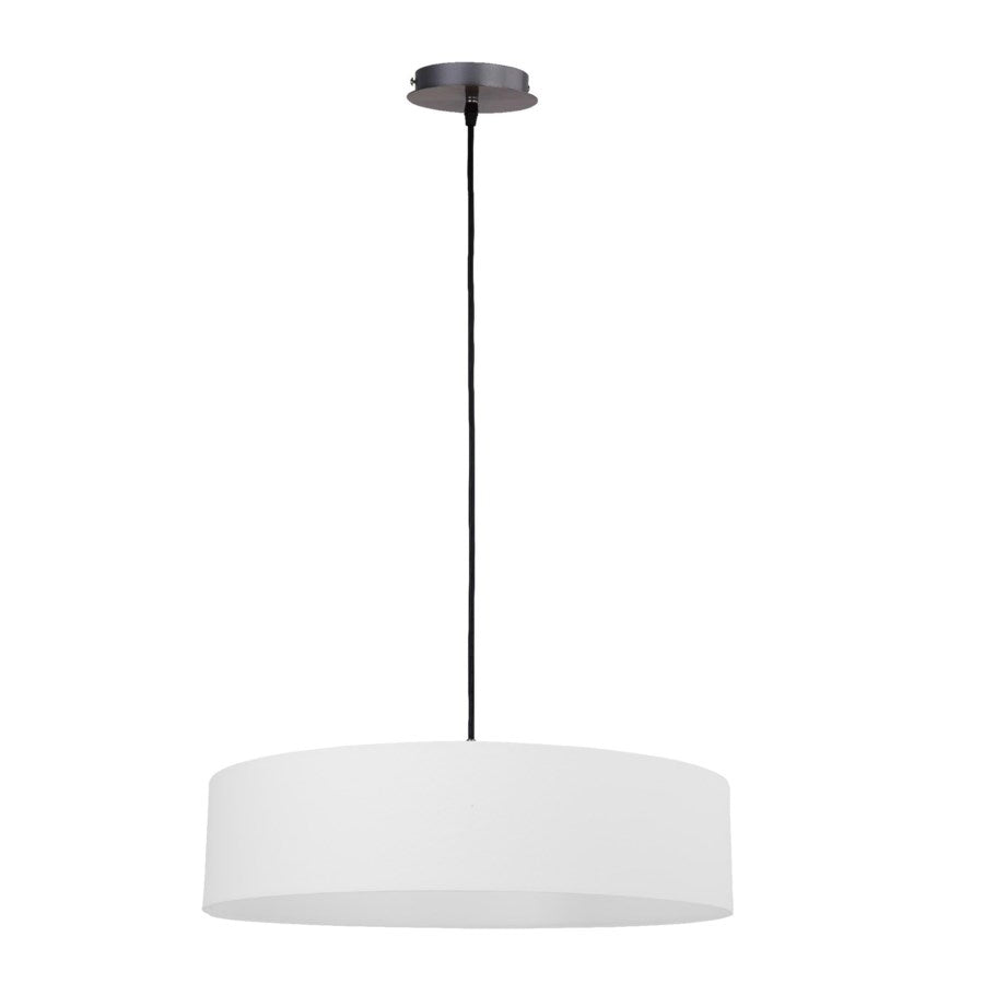 1 Light Pendant, White