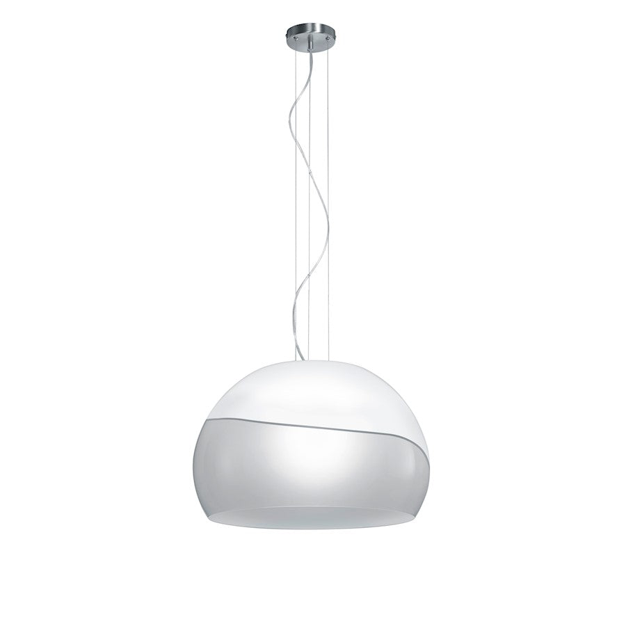 Arnsberg Ontario 1 Light 20" Pendant, White - 315200101