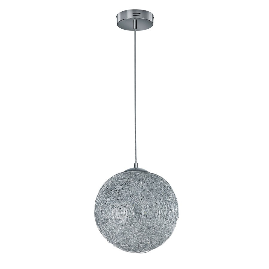 LED Pendant, Silver