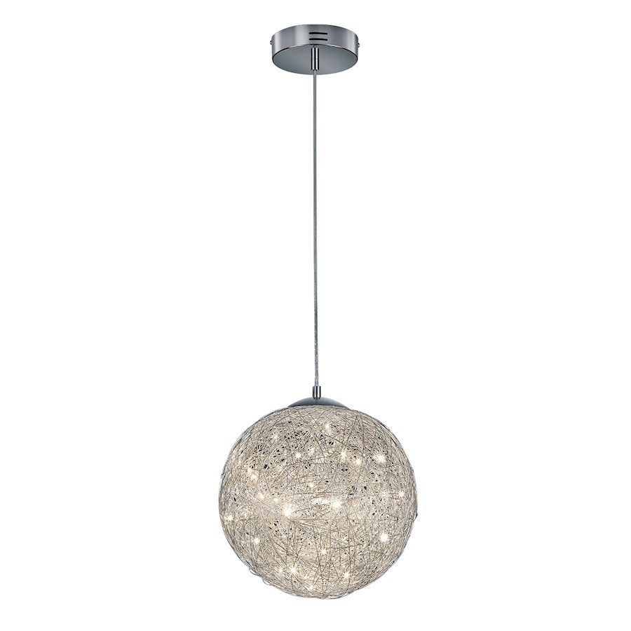 LED Pendant, Silver