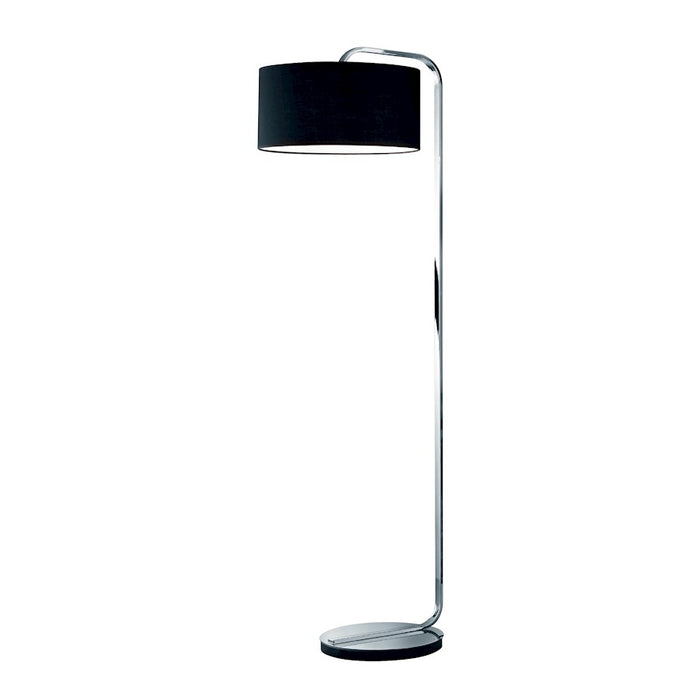 Arnsberg Cannes 1 Light Metal Floor Lamp, Chrome