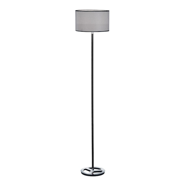 Arnsberg Stratos 1 Light Metal Floor Lamp, Chrome