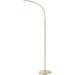 Arnsberg Dessau Flex 1 Light Floor Lamps, Satin Brass - 425840108