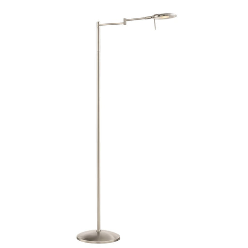 Arnsberg Dessau Turbo Swing-Arm Floor Lamp, Satin Nickel - 425870107