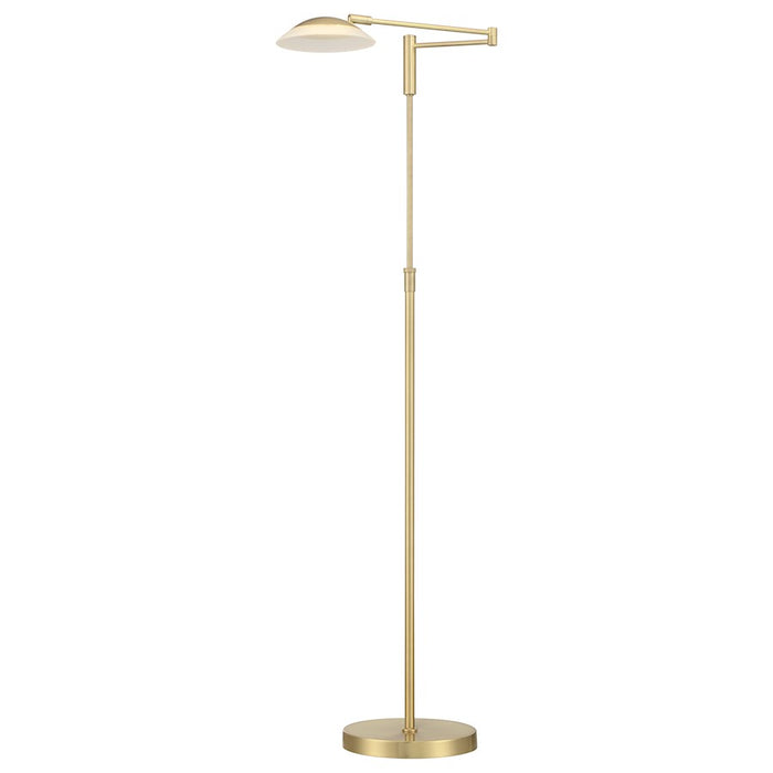 Arnsberg Meran Turbo Floor Lamp, Satin Brass - 472310108