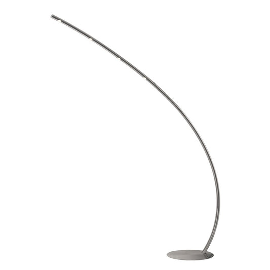 Arnsberg Columbus LED Arch Floor Lamp, Matte Nickel