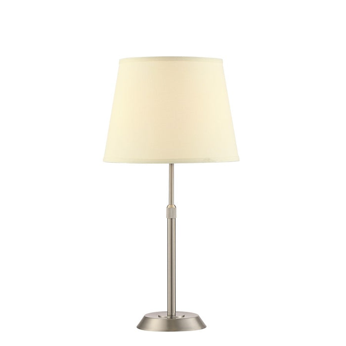 Arnsberg Attendorn 1 Light Table Lamp, Satin Nickel - 509400107