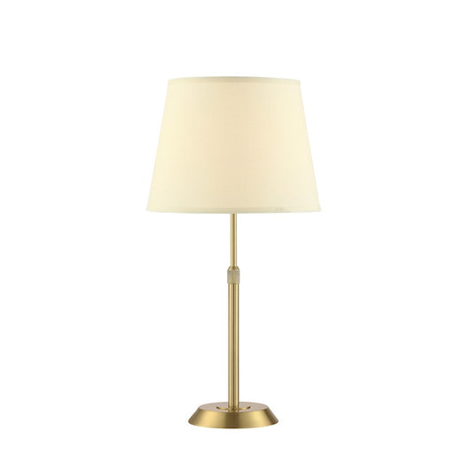 Arnsberg Attendorn 1 Light Table Lamp, Satin Brass- 509400108