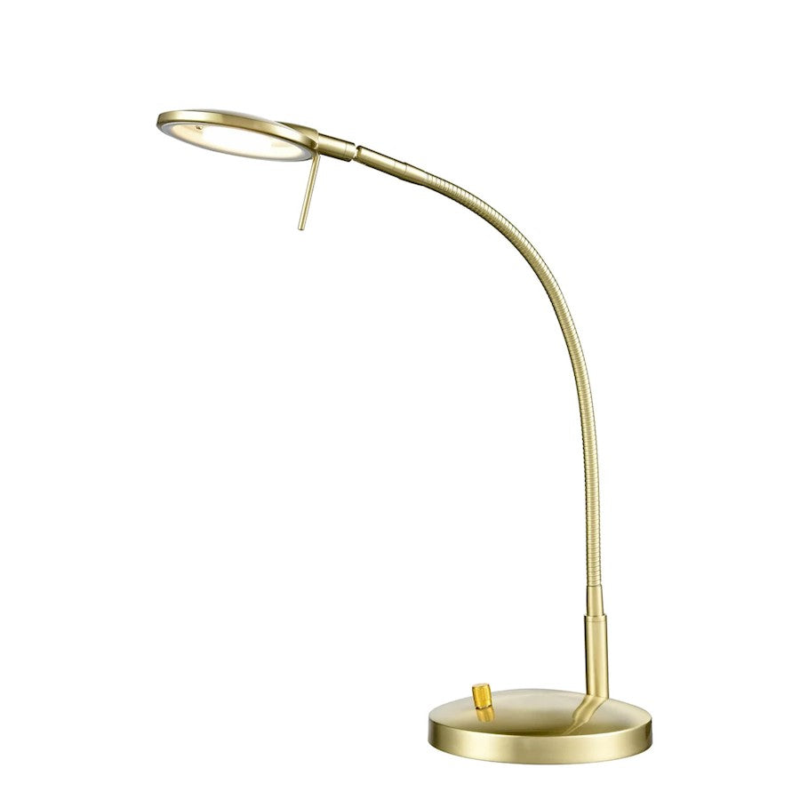 Arnsberg Dessau Flex Table Lamp, Satin Brass - 525840108