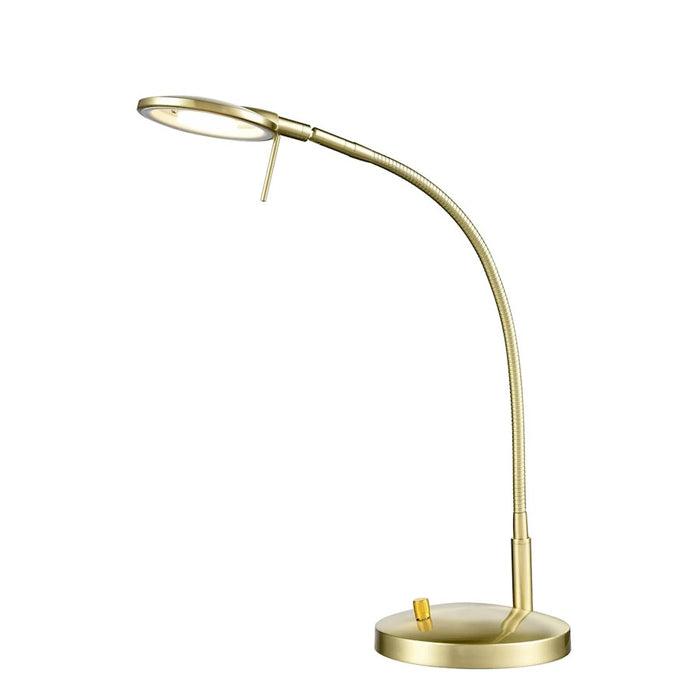 Arnsberg Dessau Flex Table Lamp, Satin Brass - 525840108
