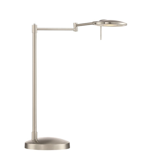 Arnsberg Dessau Turbo Swing Arm Table Lamp, Satin Nickel - 525870107