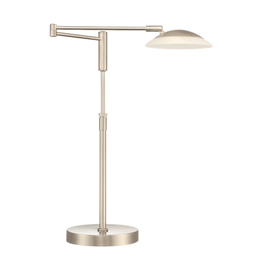 Arnsberg Meran Turbo Table Lamp, Satin Nickel - 572310107