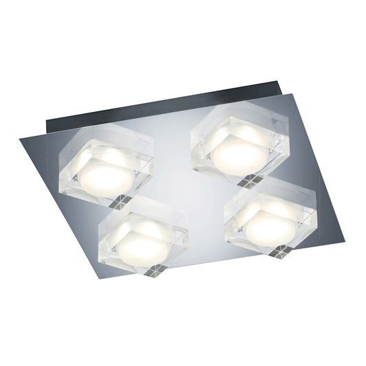 Arnsberg Brooklyn LED Ceiling Light, Chrome