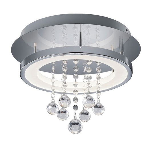 Arnsberg Dorian LED Ceiling Light, Chrome