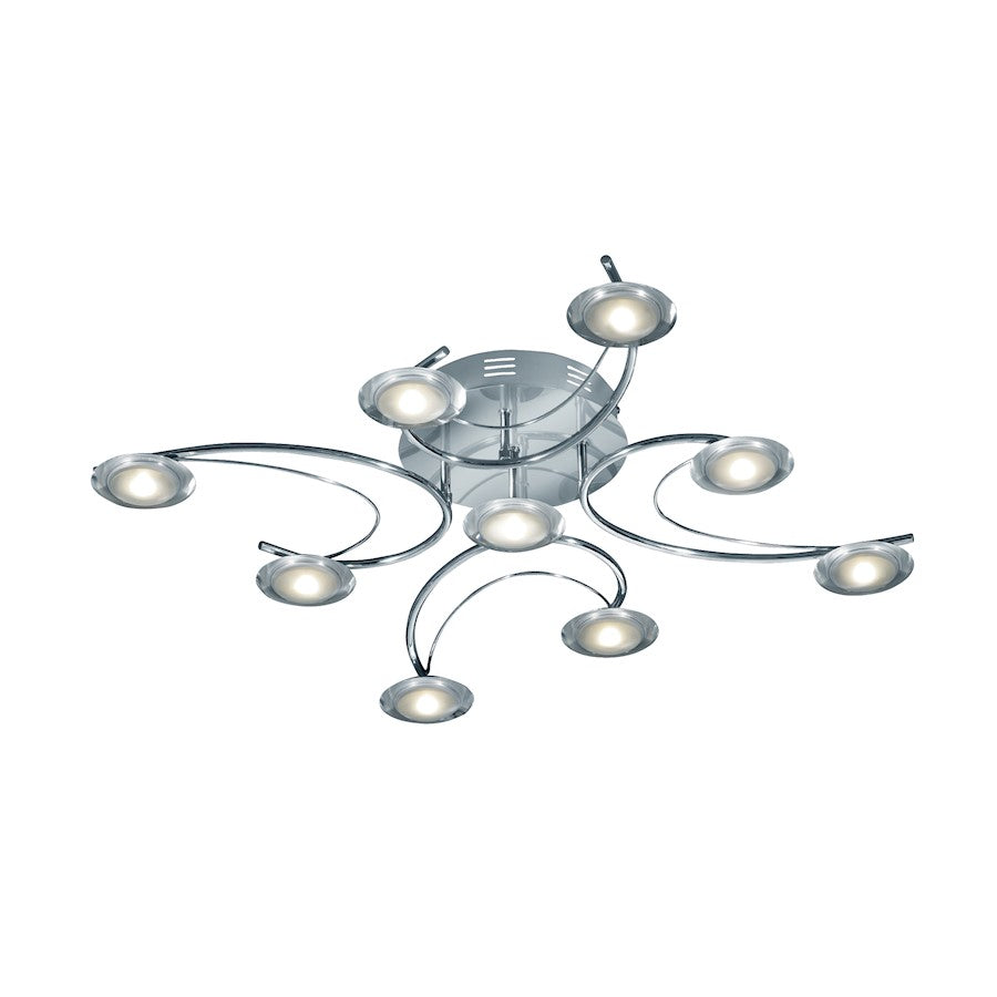 Arnsberg Santiago LED Ceiling Light, Matte Nickel