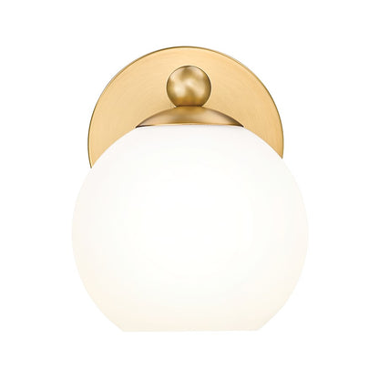 Z-Lite Neoma 1 Light Wall Sconce, Modern Gold/Opal Etched - 1100-1S-MGLD