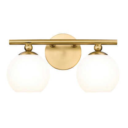 Z-Lite Neoma 2 Light Vanity, Modern Gold/Opal Etched - 1100-2V-MGLD