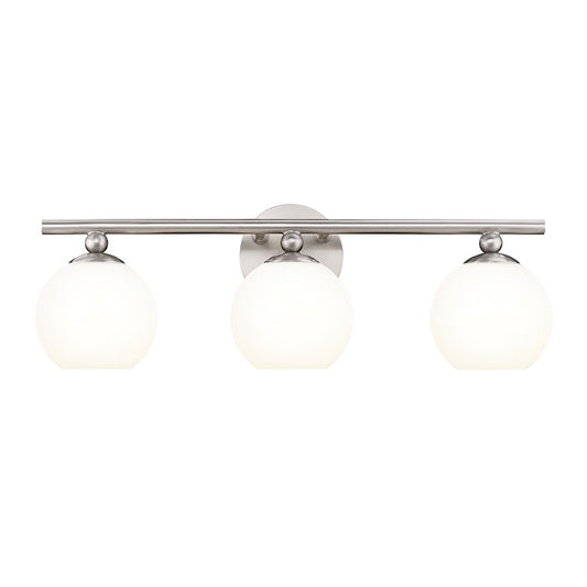 Z-Lite Neoma 3 Light Vanity, Brushed Nickel/Opal Etched - 1100-3V-BN