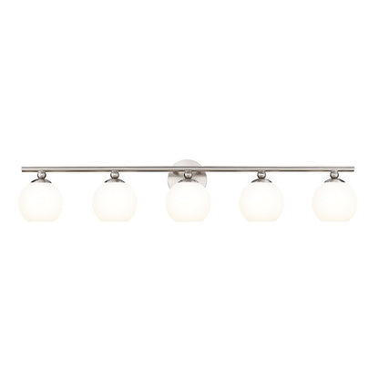 Z-Lite Neoma 5 Light Vanity, Brushed Nickel/Opal Etched - 1100-5V-BN