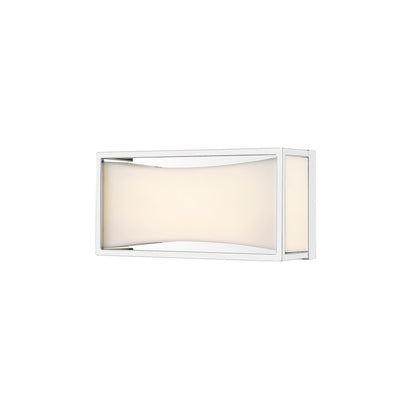 Z-Lite Baden 1 Light Vanity, Chrome, Frosted White - 1933-8CH-LED