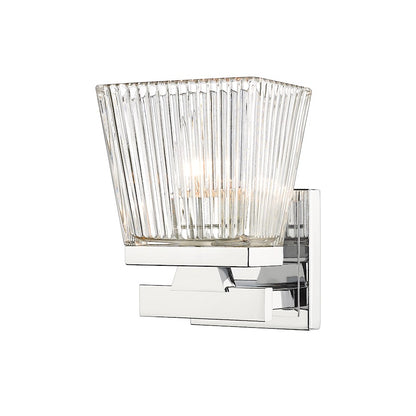 Z-Lite Astor 1 Light Wall Sconce, Chrome/Clear - 1936-1S-CH