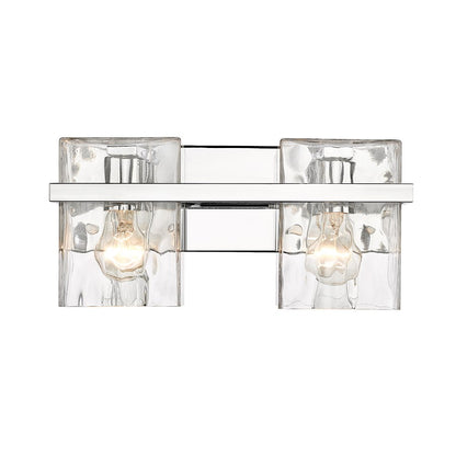 2 Light Bathroom Vanity Light, Clear