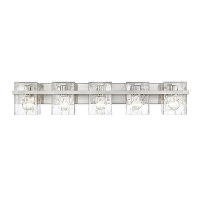 5 Light Bathroom Vanity Light, Clear