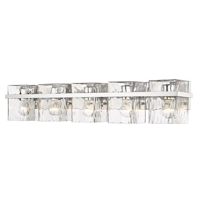 5 Light Bathroom Vanity Light, Clear