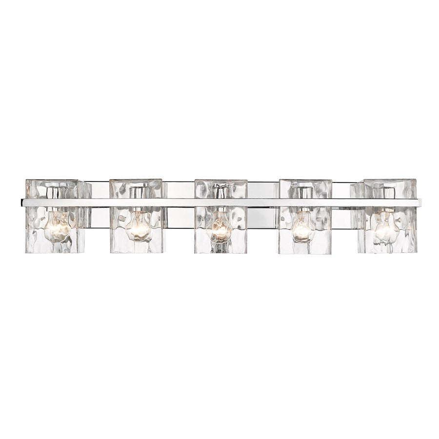 5 Light Bathroom Vanity Light, Clear