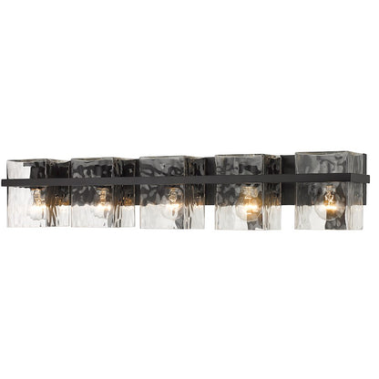 5 Light Bathroom Vanity Light, Clear