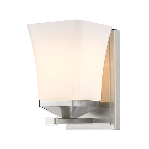 Z-Lite Darcy 1 Light Wall Sconce, Brushed Nickel/Etched Opal - 1939-1S-BN